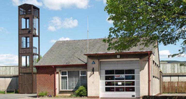 A photo of Egremont Fire Station