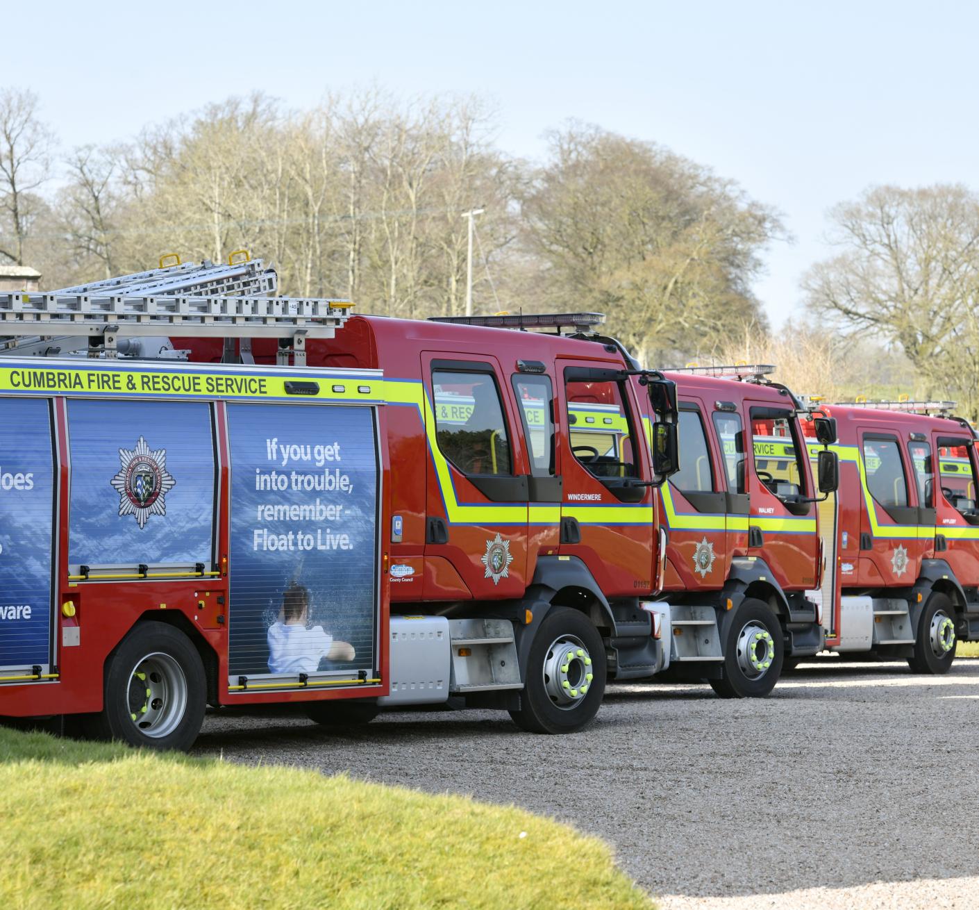 Photo of CFRS fire engines