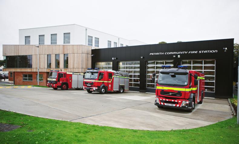 A photo of Penrith Fire Station